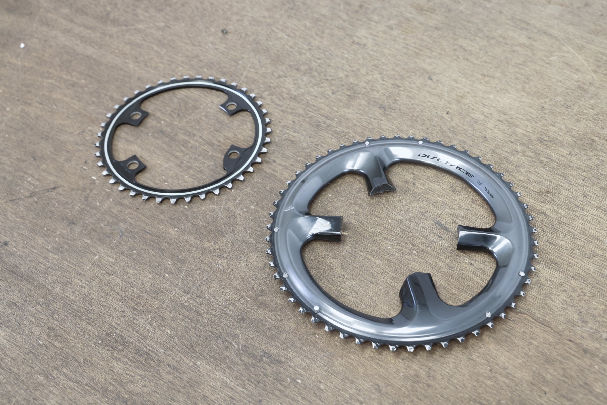 53/39T Shimano Dura-Ace FC-R9100 11 Speed Chainrings – Elevate Cycling