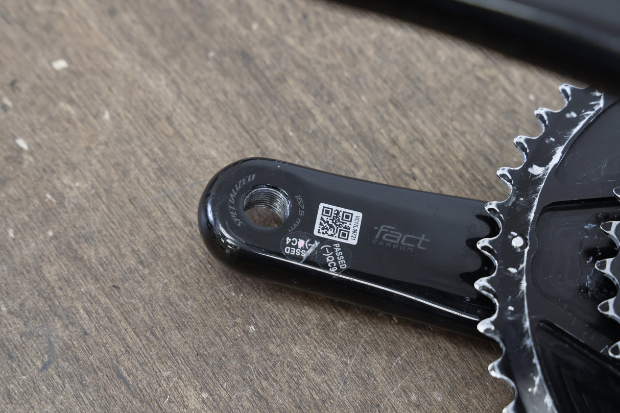 167.5mm 52/36T BB30 Specialized S-WORKS Dual Power Meter Carbon Road Crankset