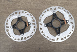 (2) 160mm/140mm Shimano XT RT-MT800 Center Lock Disc Brake Road CX MTB Rotors