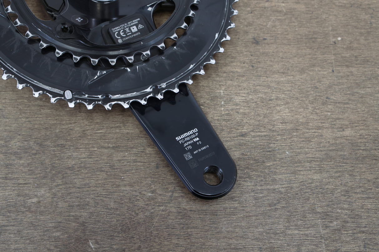 170mm 52/36T Dura-Ace FC-R9100-P Dual Power Meter Crankset 9100