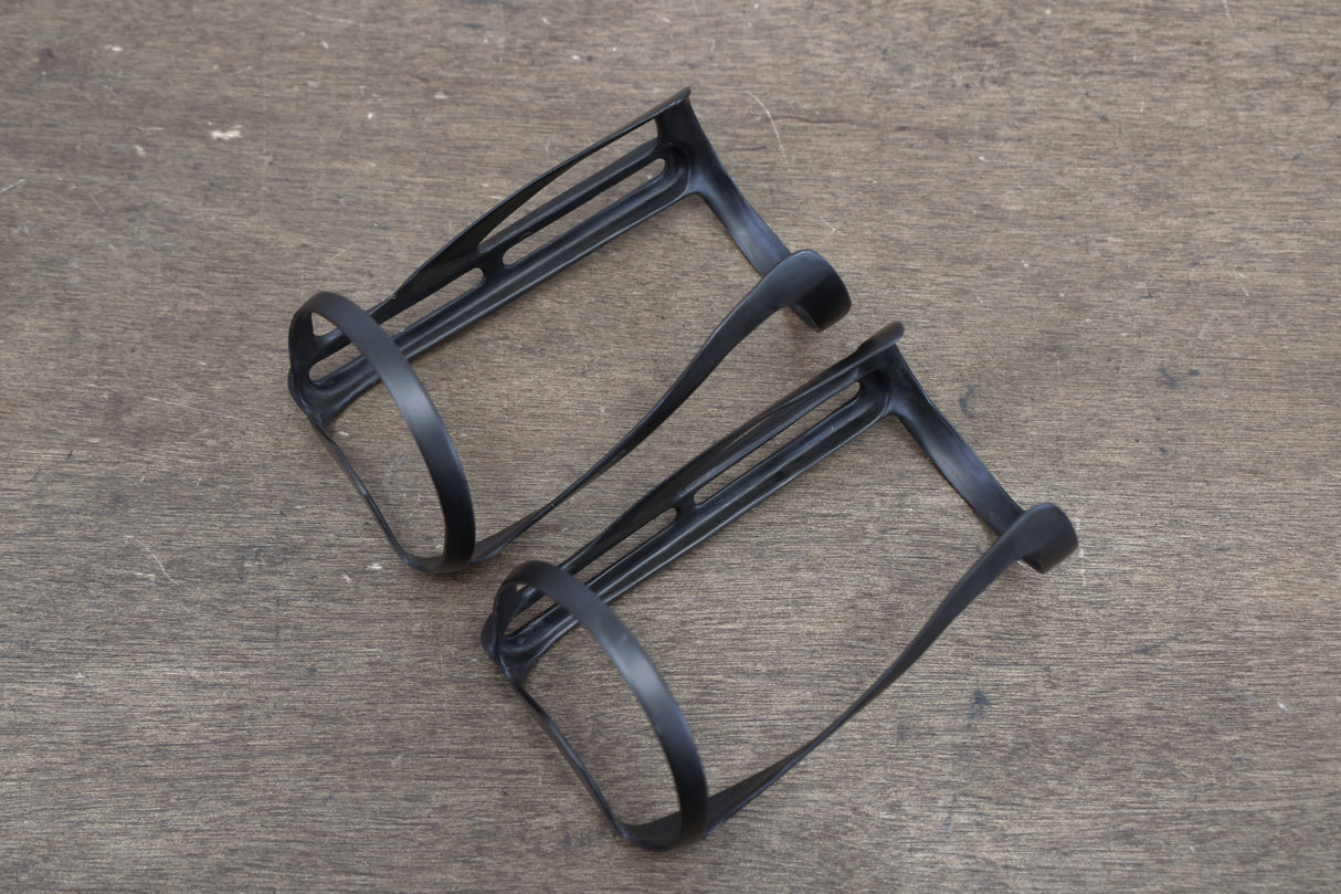 (2) Carbon Side Entry Water Bottle Cages 45g