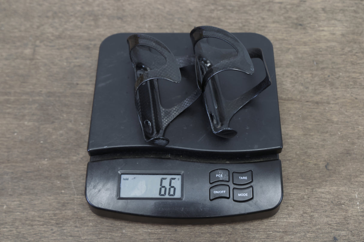 (2) Carbon Water Bottle Cages 66g