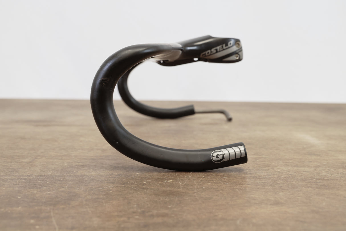 42cm 100mm -6 Degree Costello Gravil Integrated Carbon Barstem Handlebar 1 1/8"