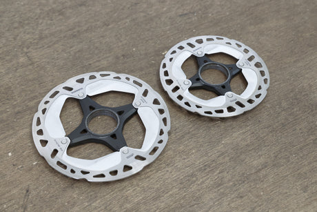(2) 160mm/140mm Shimano XT RT-MT800 Center Lock Disc Brake Road CX MTB Rotors