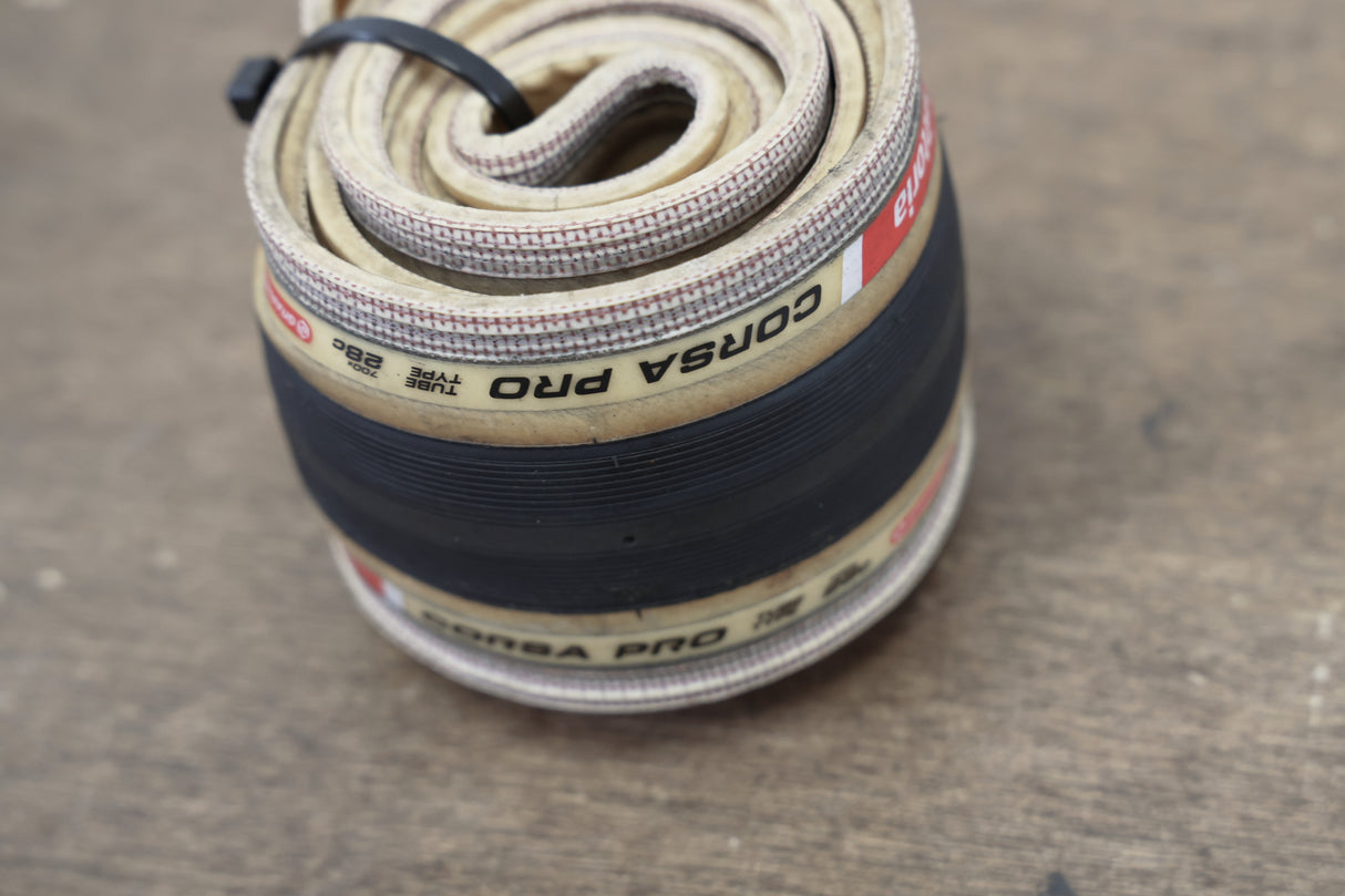 (1) 700x28C 28mm Vittoria Corsa Pro Clincher Road Tire