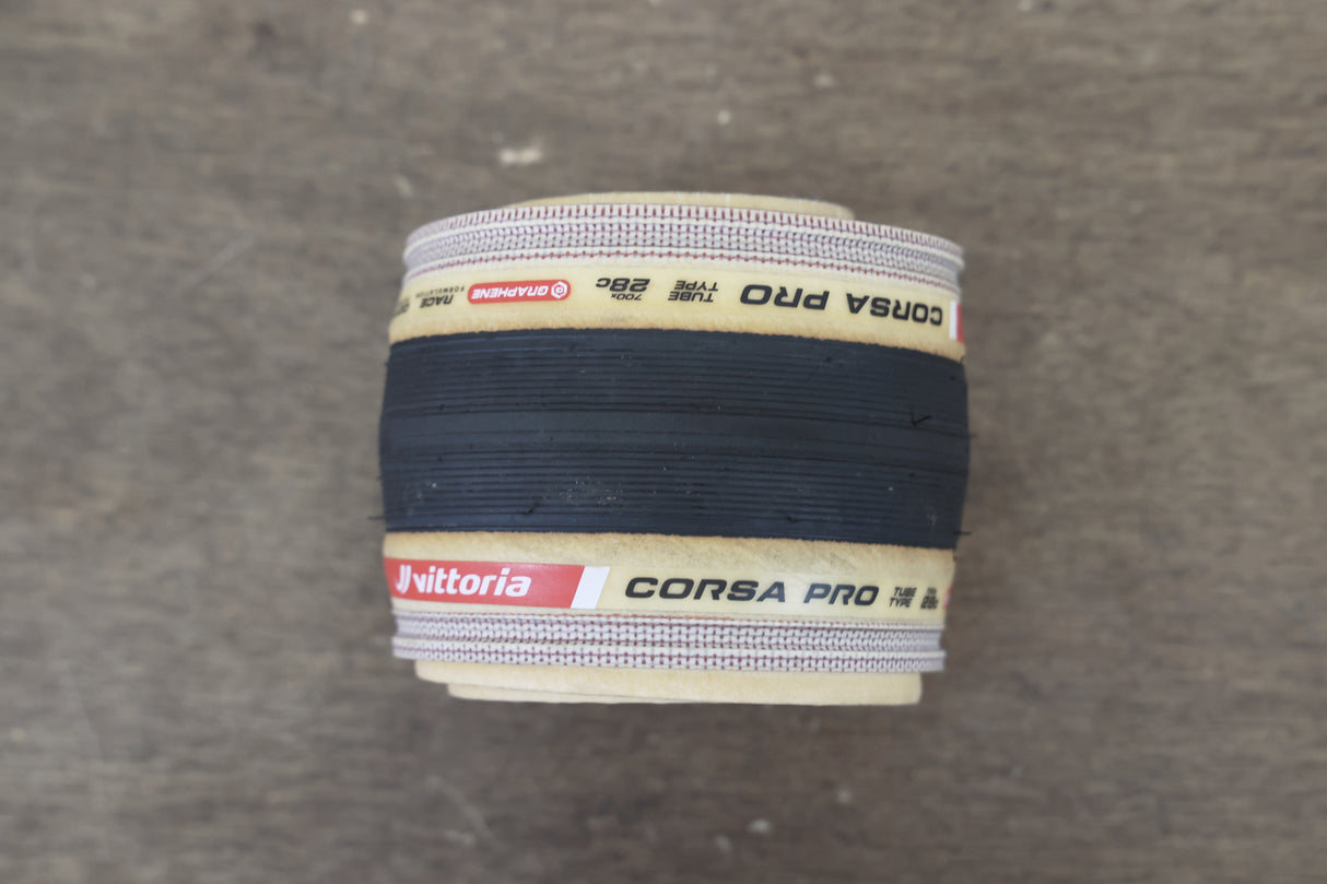 (1) 700x28C 28mm Vittoria Corsa Pro Clincher Road Tire