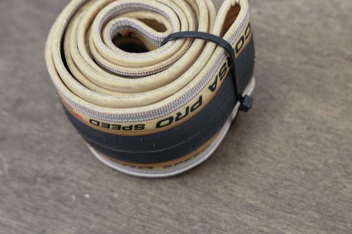 (1) 700x28C 28mm Vittoria Corsa Pro Tubeless Clincher Road Tire