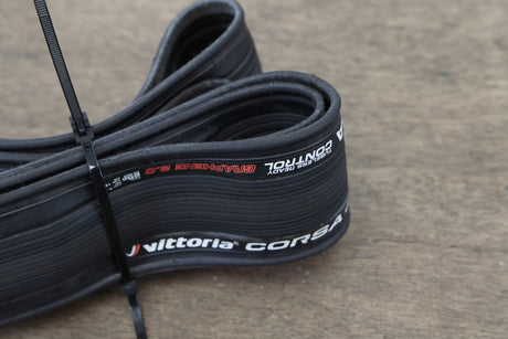 (1) 700x25C 25mm Vittoria Corsa Tubeless Clincher Road Tire