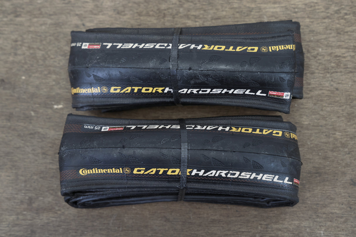NEW (2) 700x25C (25mm) Continental Gator Hardshell Clincher Road Tires