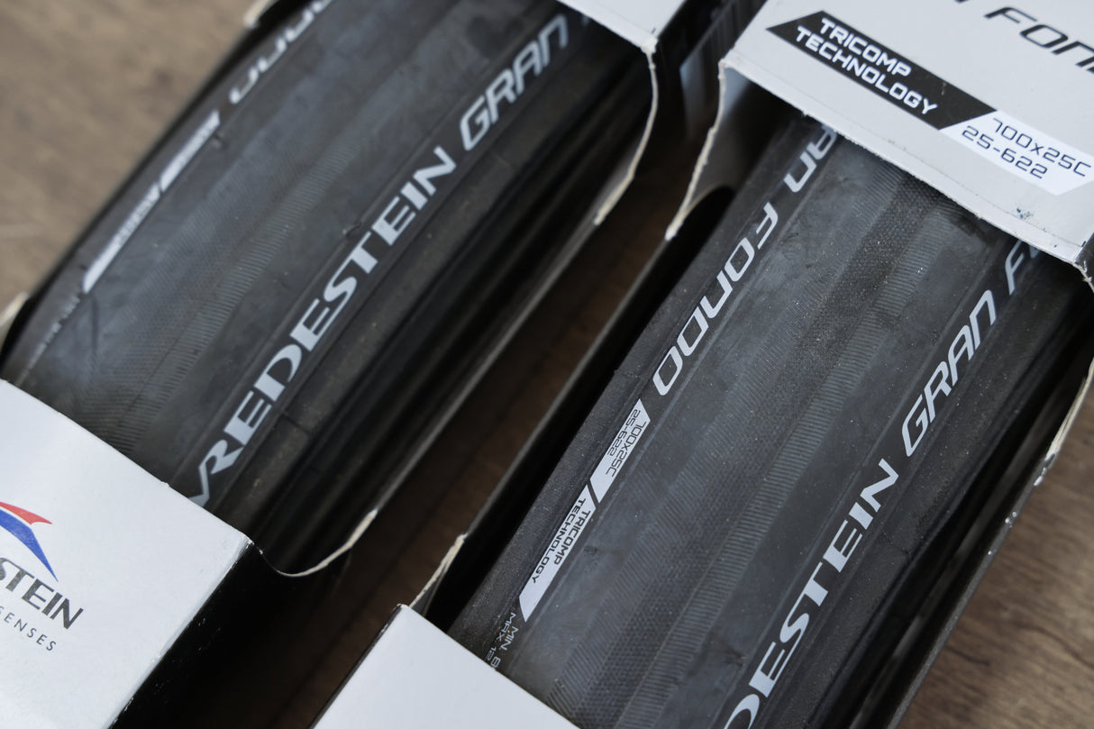 (2) NEW 700x25C 25mm Vredestein Gran Fondo Clincher Road Tires