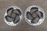 (2) 160mm Shimano Dura-Ace RT-CL900 Center Lock Disc Brake Rotors CL 900