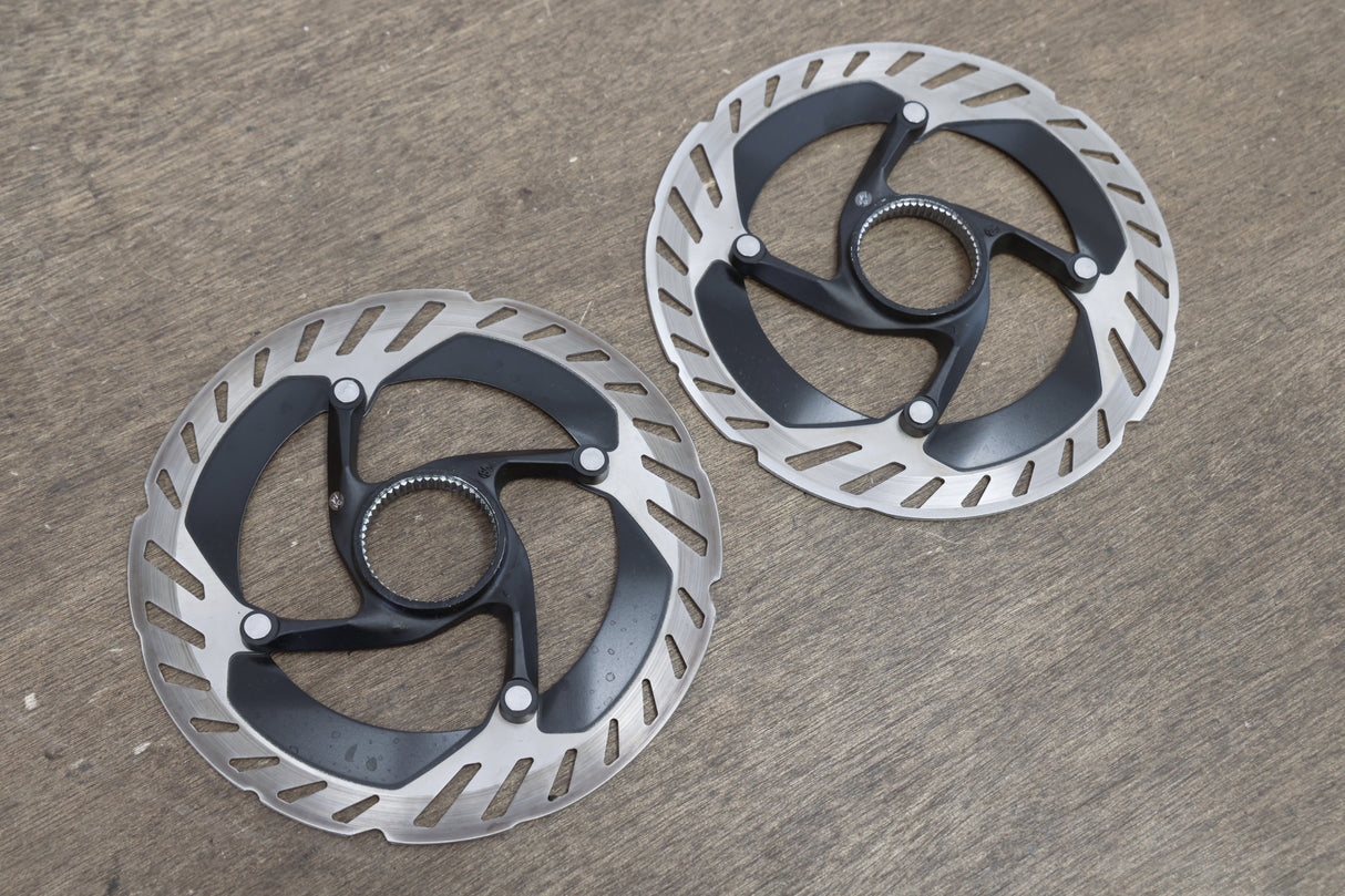 (2) 160mm Shimano Dura-Ace RT-CL900 Center Lock Disc Brake Rotors CL 900