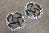 (2) 160mm Shimano Dura-Ace RT-CL900 Center Lock Disc Brake Rotors CL 900
