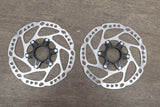 (2) 160mm Shimano SLX SM-RT64-S Center Lock Disc Brake Road CX MTB Rotor