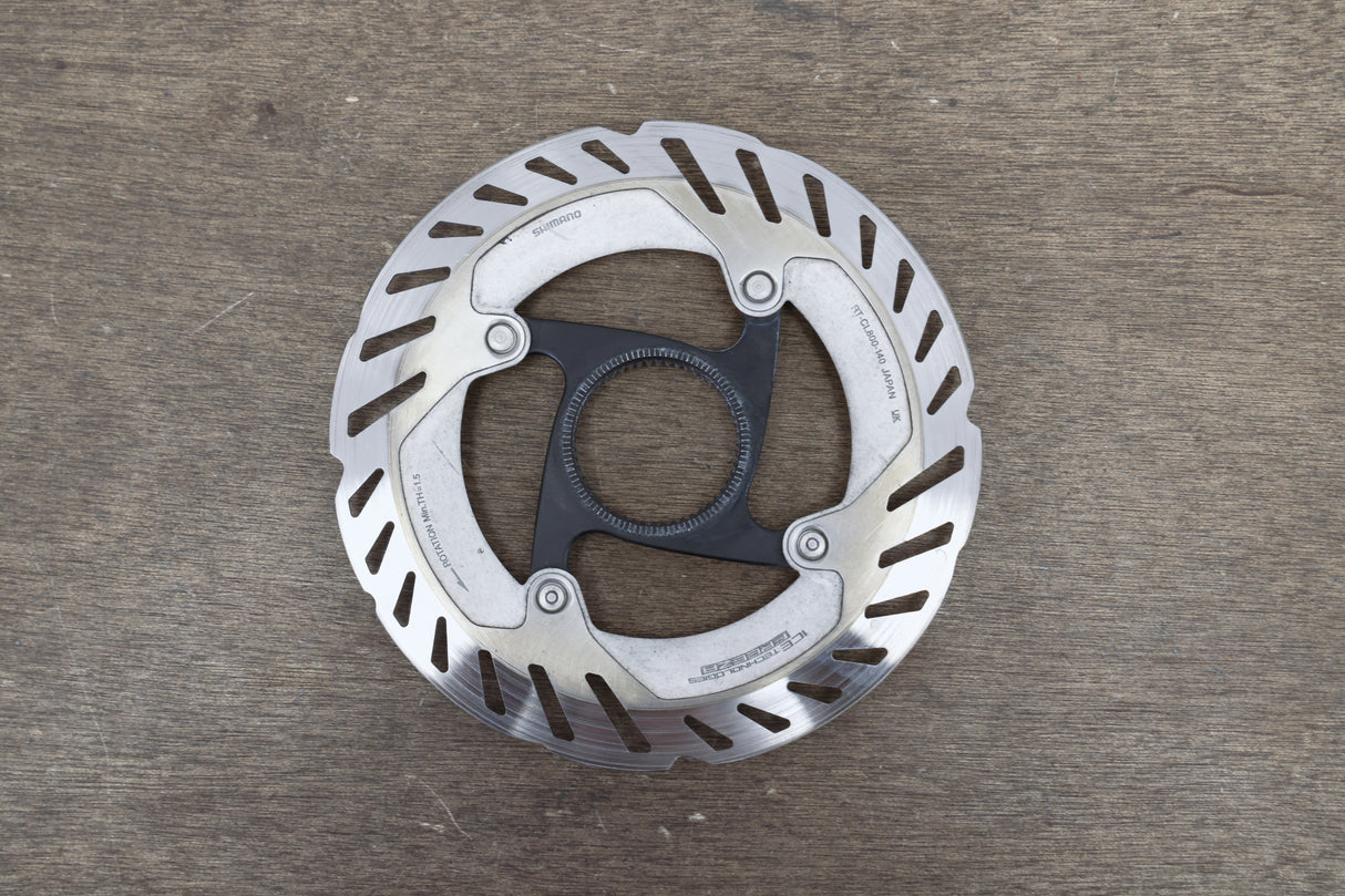 (2) 160mm/140mm Shimano RT-MT800 / RT-CL800 Center Lock Disc Brake Rotors