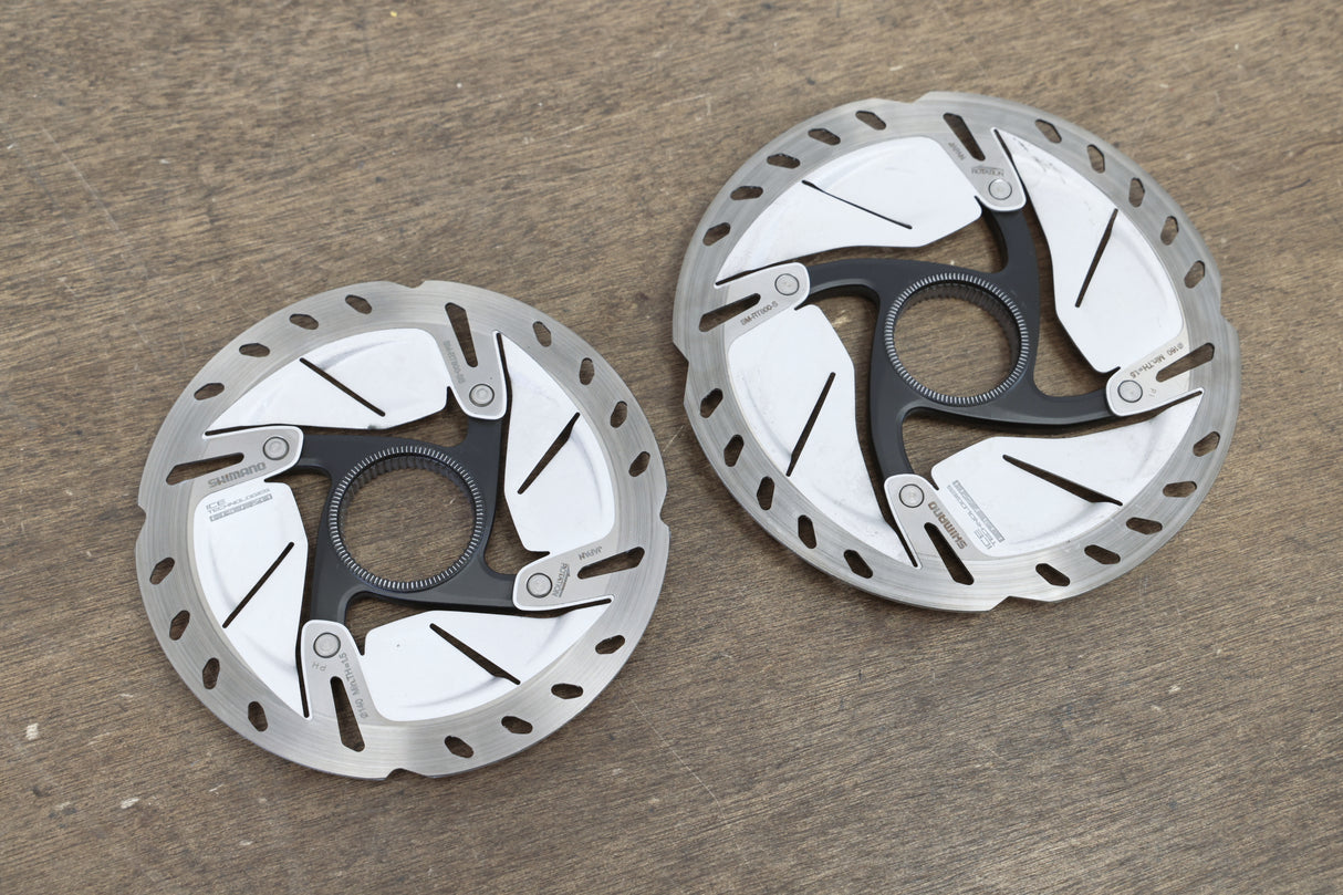 (2) 140mm/160mm Shimano Ultegra SM-RT800 Center Lock Disc Brake Rotors RT 800