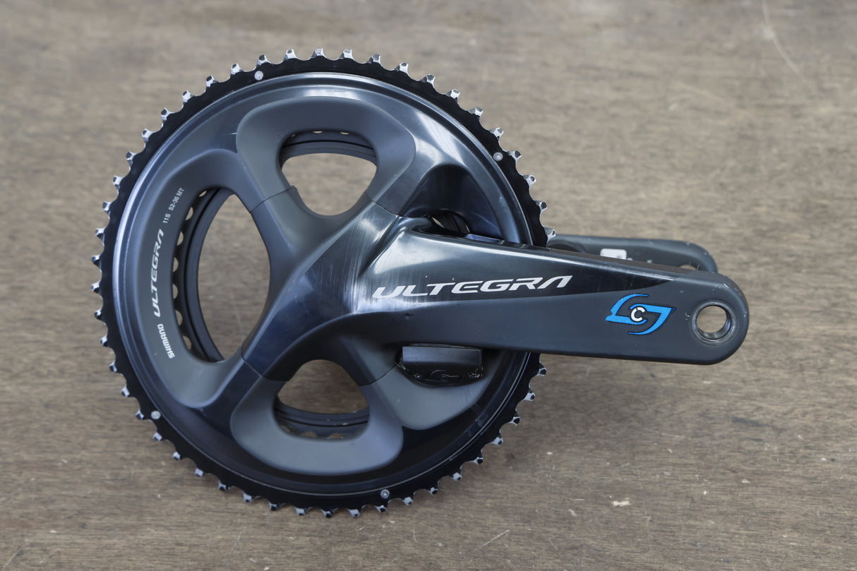 170mm 52/36T Shimano Ultegra FC-R8000 Stages Dual Power Meter Crankset 8000