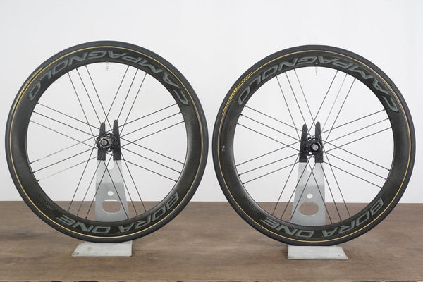 Campagnolo Bora One 50 Carbon Tubular Disc Brake Wheelset Campagnolo Bora One 50 Carbon Tubular Disc Brake Wheelset