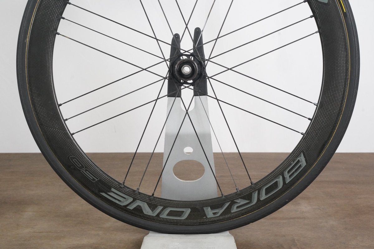 Campagnolo Bora One 50 リアのみ　スプロケ＋新品タイヤ付 Campagnolo Bora One 50 Carbon Tubular Disc Brake Wheelset