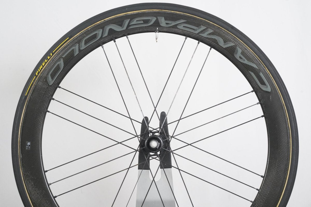 パーツ Campagnolo Bora One50 AC3 Tubular Campagnolo Bora One 50 Carbon Tubular Disc Brake Wheelset