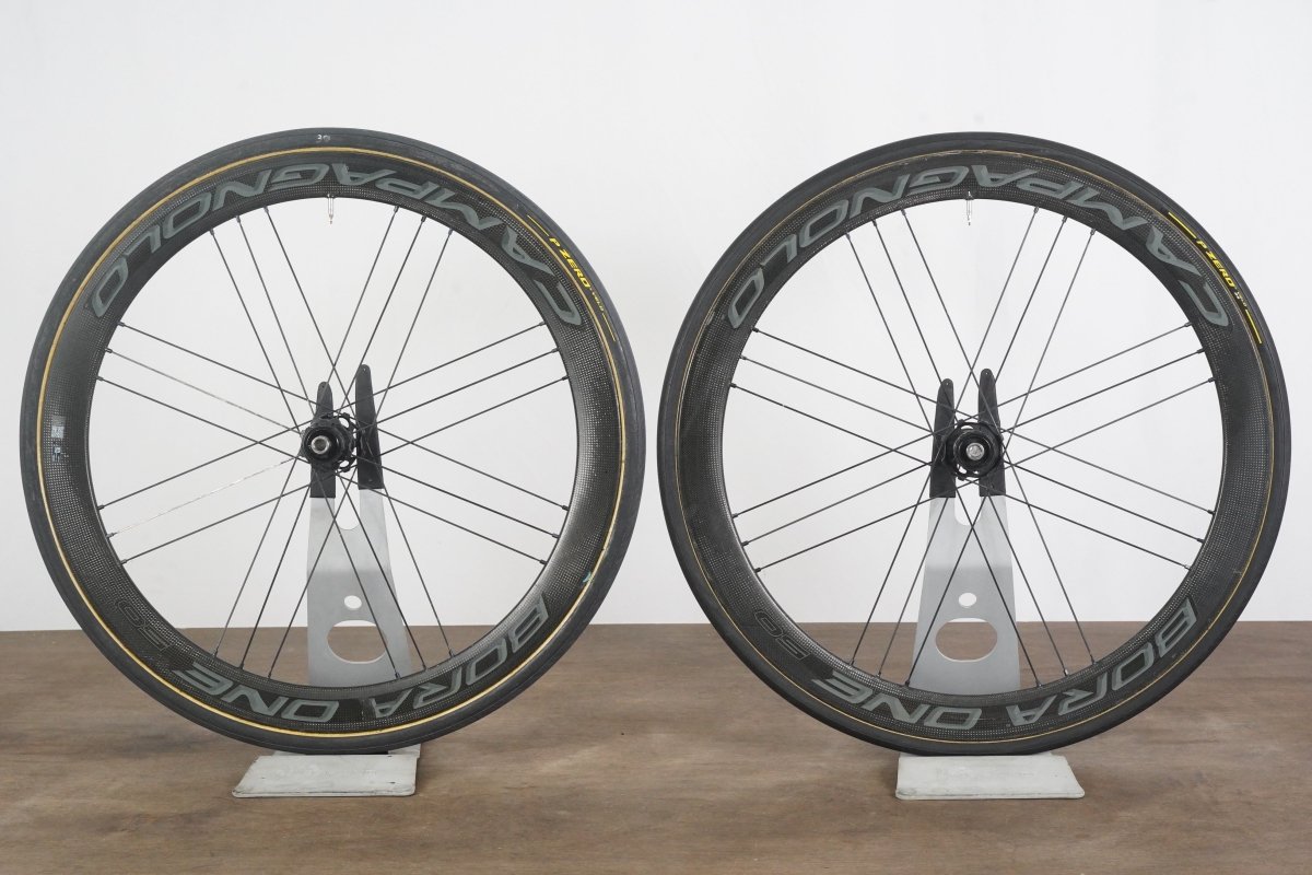 Campagnolo Bora One 50 Carbon Tubular Disc Brake Wheelset Campagnolo 11 Speed