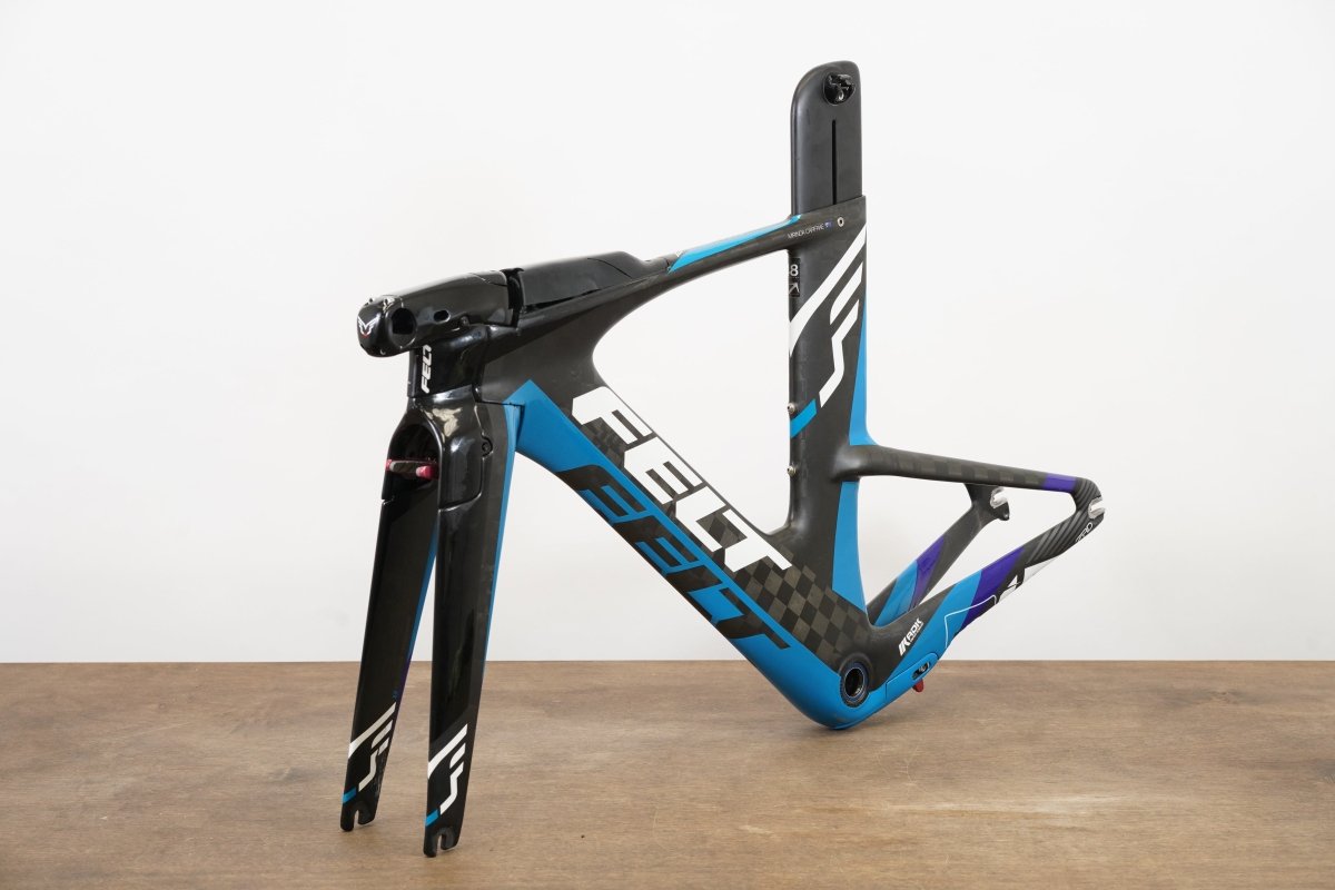 *Damaged* 48cm Felt IA FRD Carbon Aero Rim Brake TT Triathlon Frameset IA