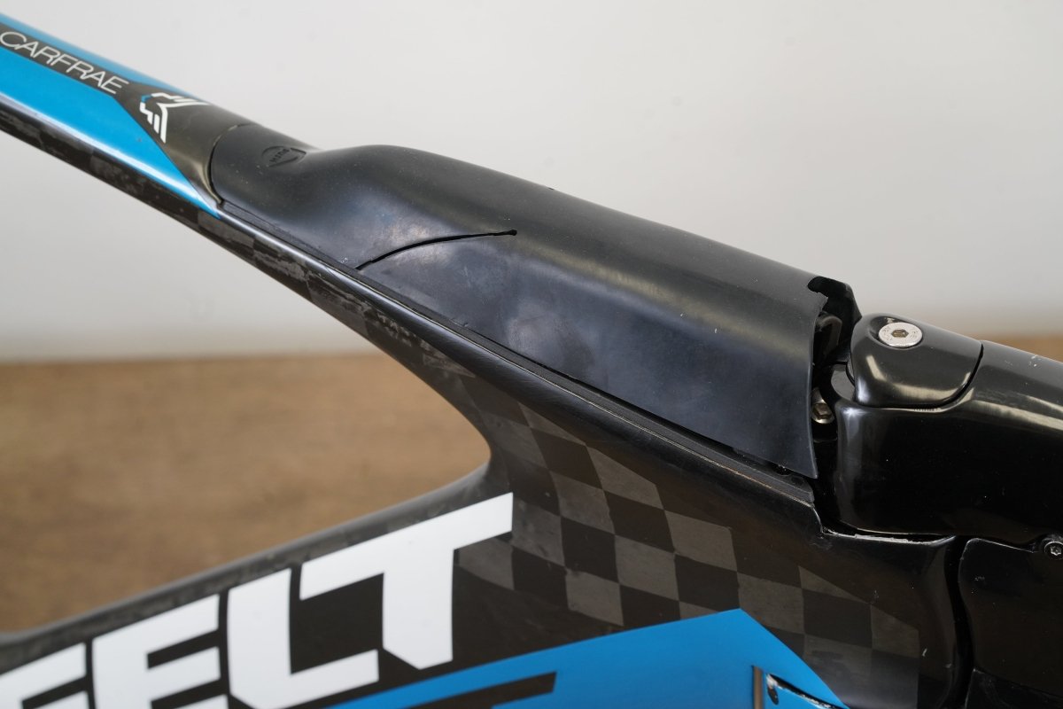 *Damaged* 48cm Felt IA FRD Carbon Aero Rim Brake TT Triathlon Frameset IA