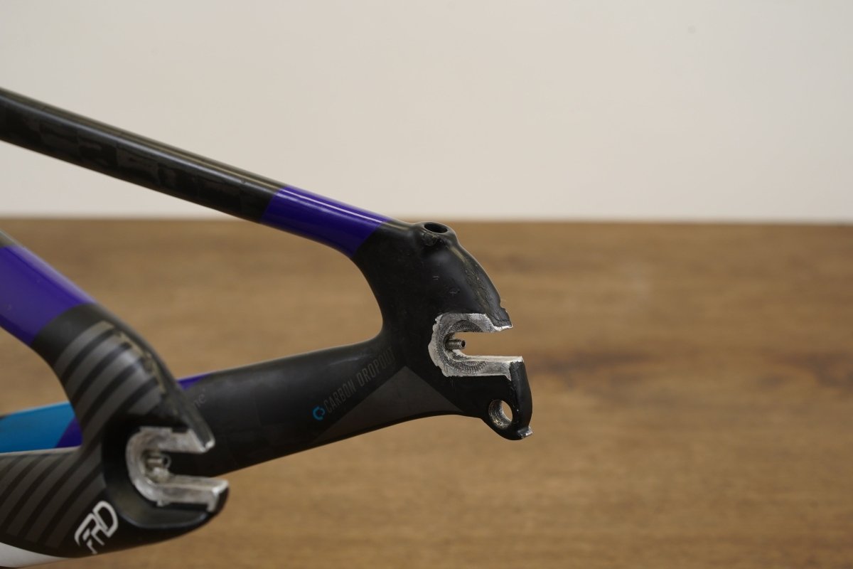 *Damaged* 48cm Felt IA FRD Carbon Aero Rim Brake TT Triathlon Frameset IA