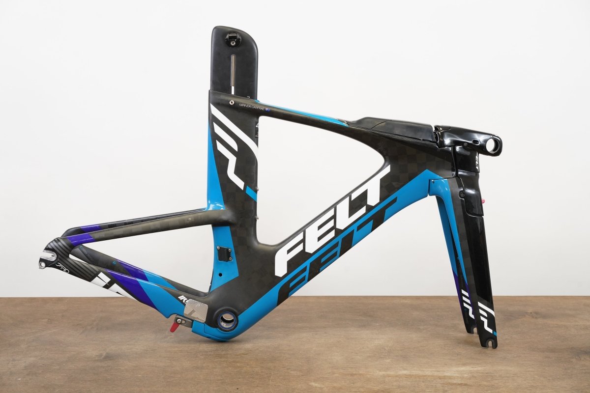 *Damaged* 48cm Felt IA FRD Carbon Aero Rim Brake TT Triathlon Frameset IA