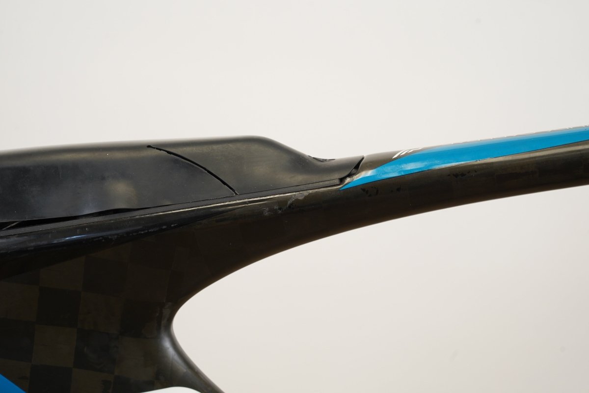 *Damaged* 48cm Felt IA FRD Carbon Aero Rim Brake TT Triathlon Frameset IA