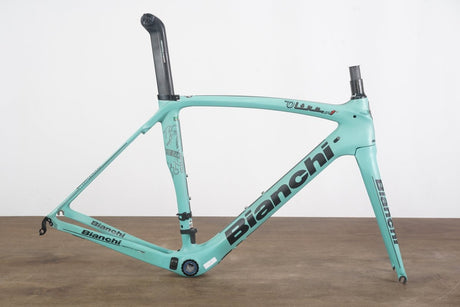 * Damaged* 54cm Bianchi Oltre XR1 Carbon Rim Brake Road Frameset