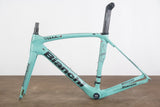 * Damaged* 54cm Bianchi Oltre XR1 Carbon Rim Brake Road Frameset