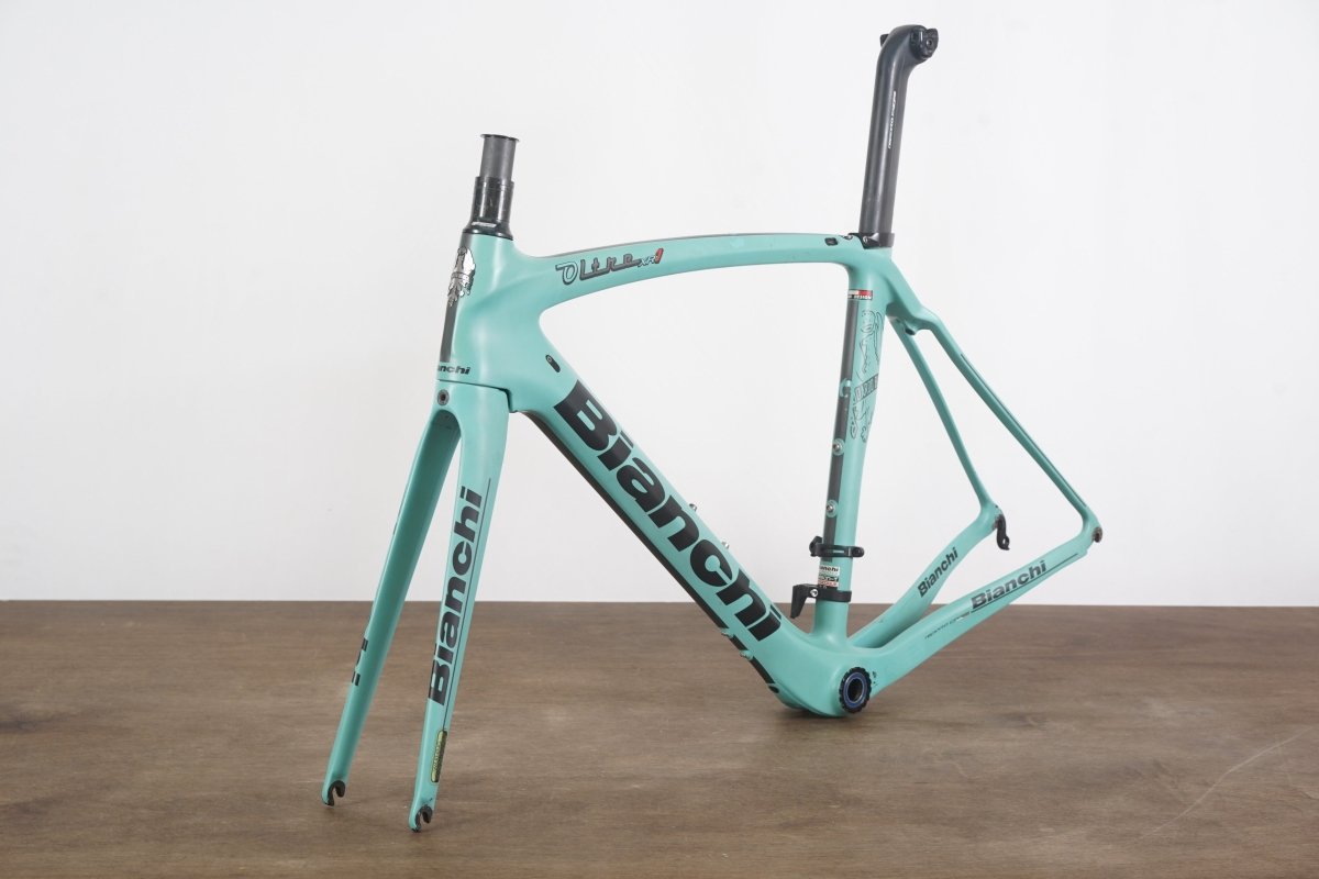 * Damaged* 54cm Bianchi Oltre XR1 Carbon Rim Brake Road Frameset