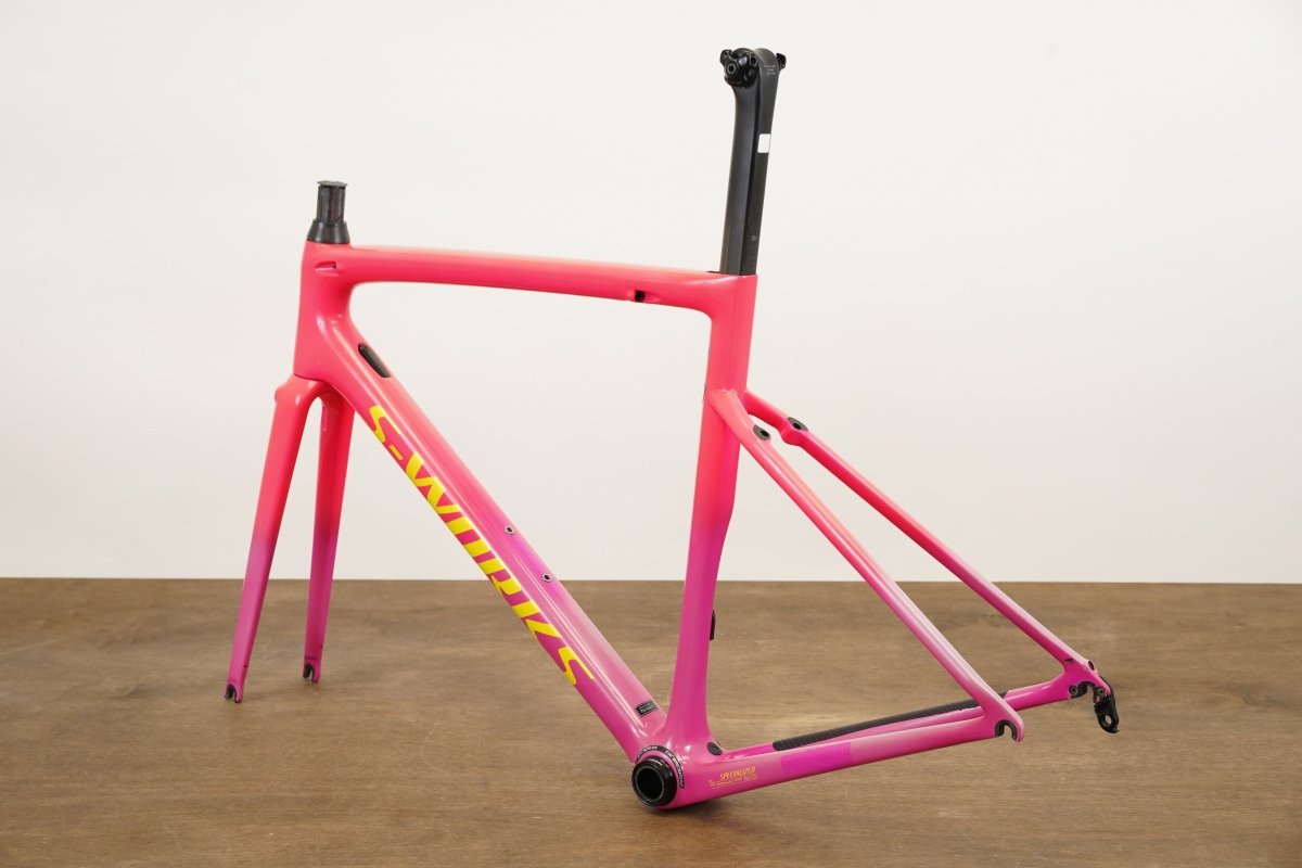 *Damaged* 54cm Specialized S-WORKS Tarmac SL6 Acid Pink Carbon Rim Frameset