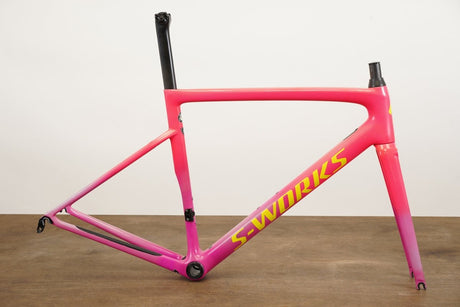 *Damaged* 54cm Specialized S-WORKS Tarmac SL6 Acid Pink Carbon Rim Frameset