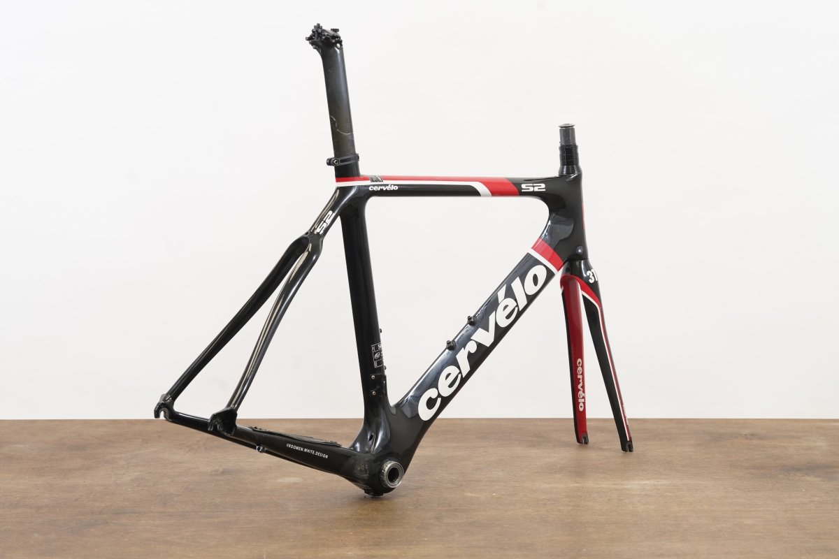 *Damaged* 56cm Cervelo S2 Carbon Aero Rim Brake Road Frameset