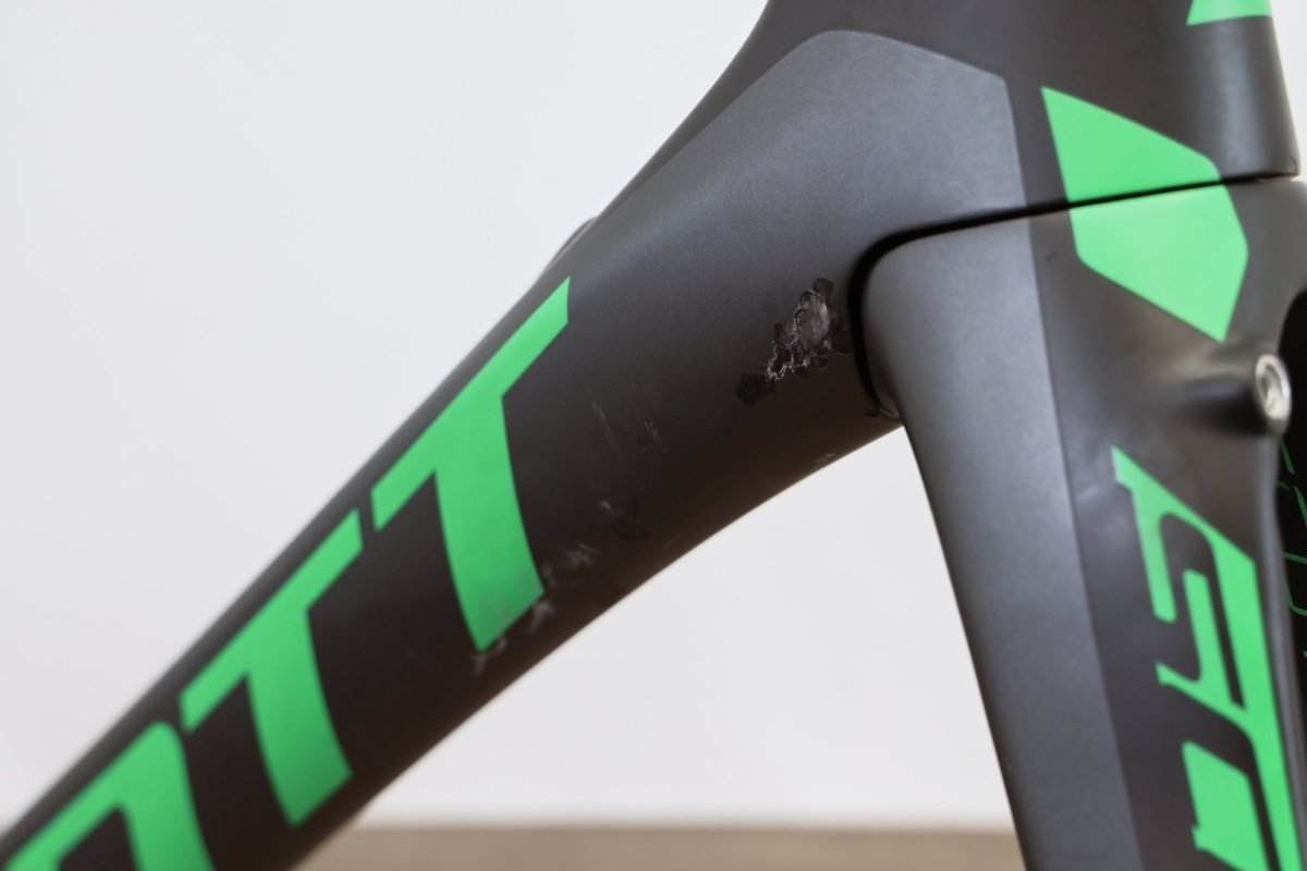 Damaged* 56cm Scott Foil Team Issue Carbon Rim Brake Road Frameset