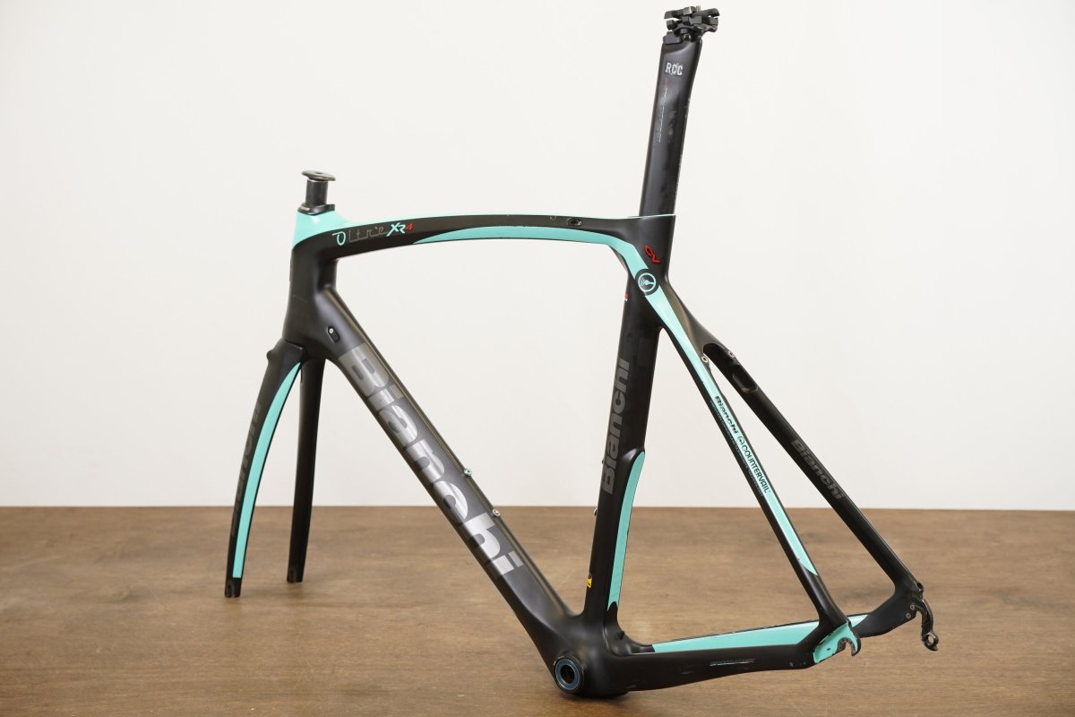 *Damaged* 59cm Bianchi Oltre XR4 CV Carbon Aero Rim Brake Road Frameset