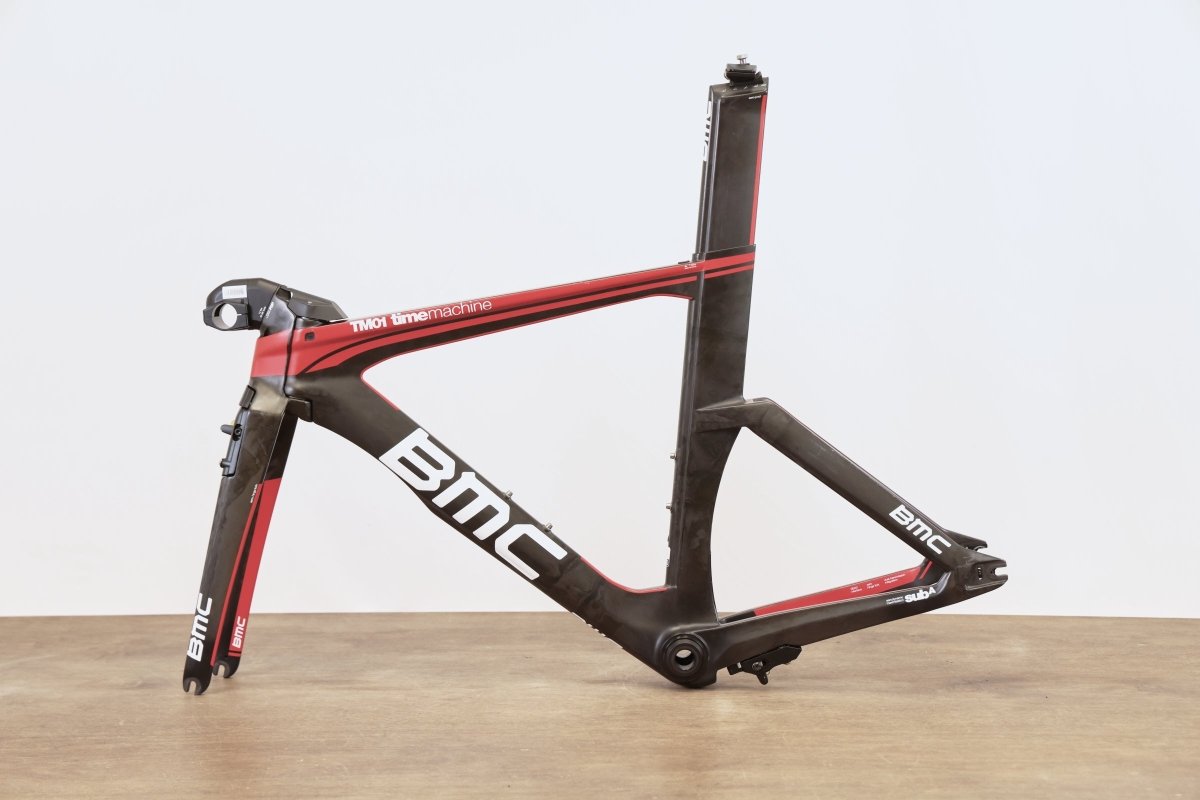 *Damaged* S (Small) BMC TimeMachine TM01 Carbon Rim TT Triathlon Frameset TM 01