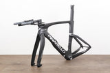 DEMO 52cm Pinarello Bolide TT Carbon Disc Time Trial Triathlon Frameset + Cockpit