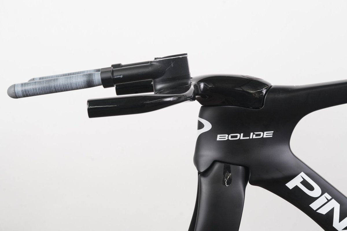 DEMO 52cm Pinarello Bolide TT Carbon Disc Time Trial Triathlon Frameset + Cockpit