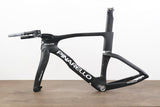 DEMO 52cm Pinarello Bolide TT Carbon Disc Time Trial Triathlon Frameset + Cockpit