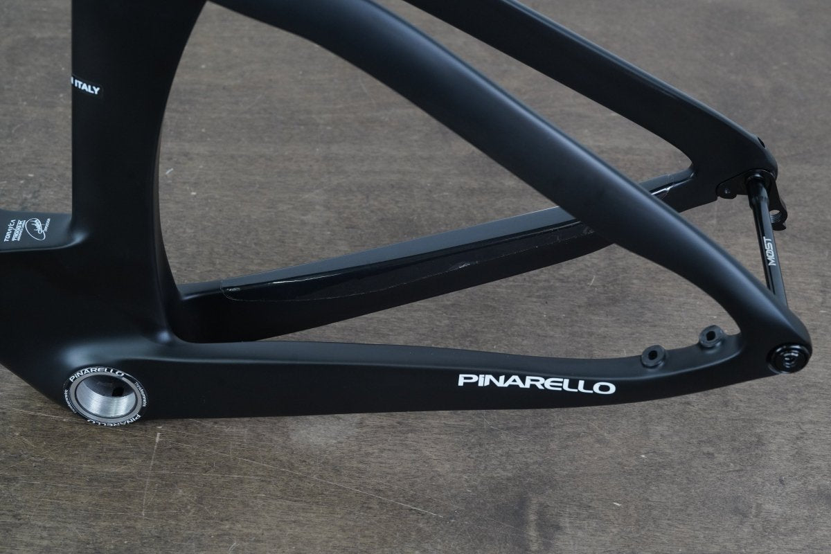 DEMO 52cm Pinarello Bolide TT Carbon Disc Time Trial Triathlon Frameset + Cockpit