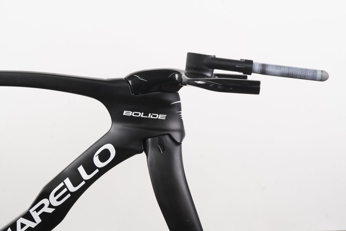 DEMO 52cm Pinarello Bolide TT Carbon Disc Time Trial Triathlon Frameset + Cockpit