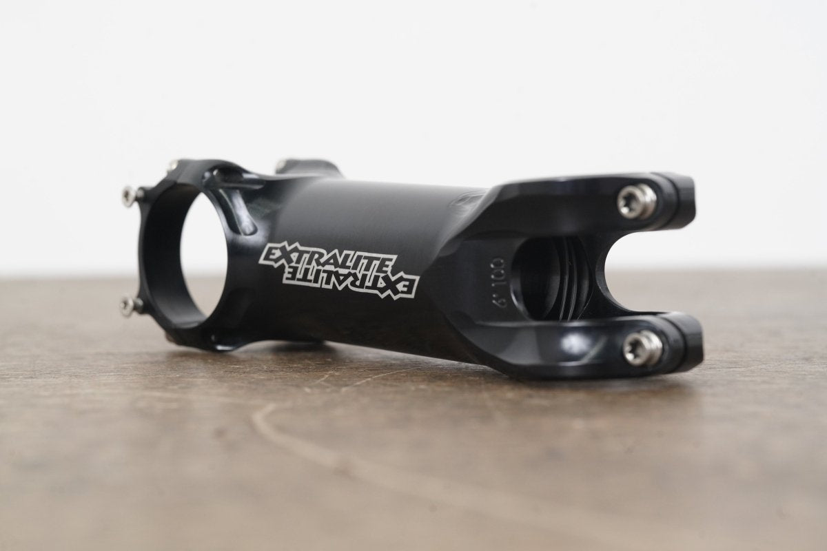 Extralite HyperStem 100mm ±6 Degree Alloy Road Stem + Mount 82g 1 1/8" 31.8mm