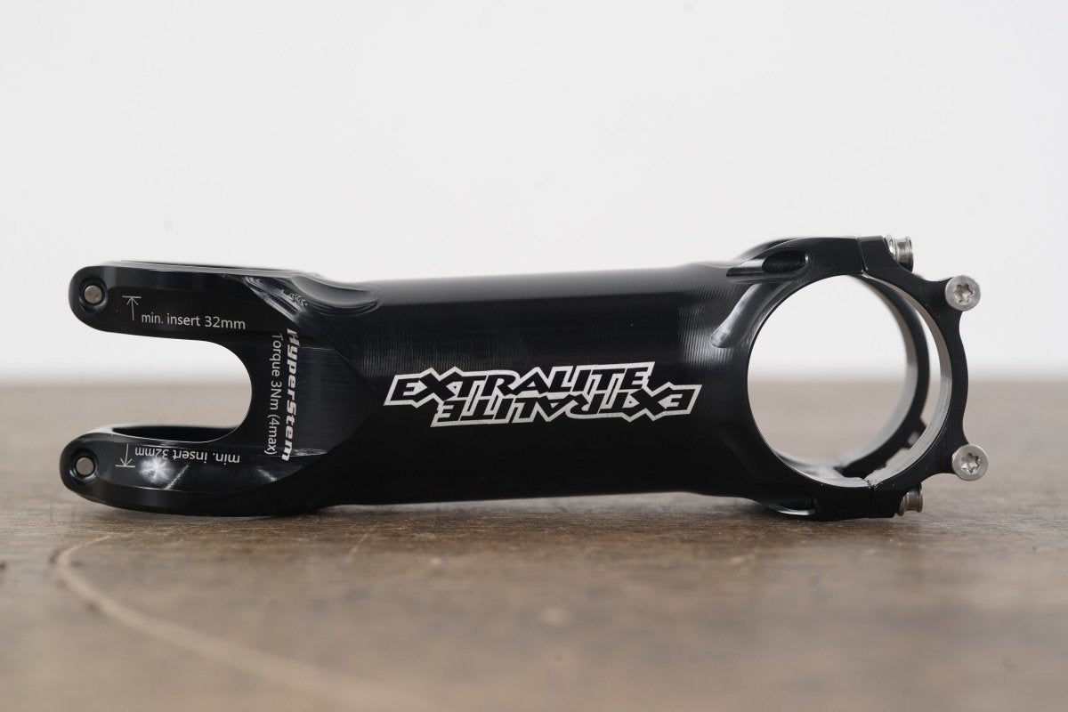 Extralite HyperStem 100mm ±6 Degree Alloy Road Stem + Mount 82g 1 1/8" 31.8mm
