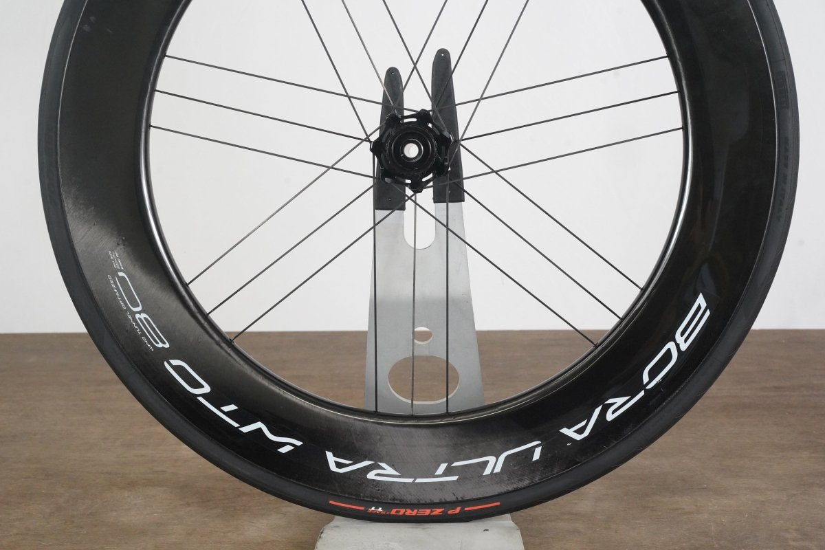 FRONT Campagnolo Bora Ultra WTO 80 Carbon Tubeless Clincher Disc Brake Wheel