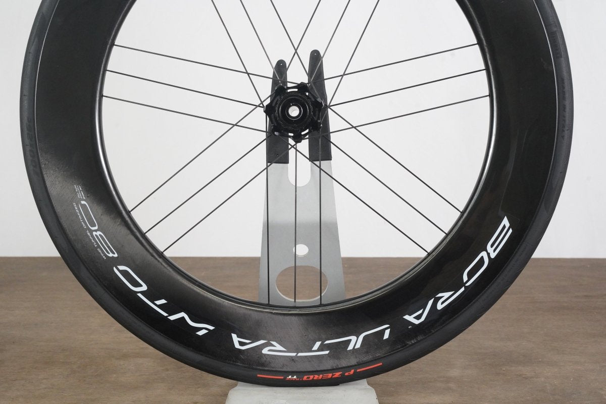 FRONT Campagnolo Bora Ultra WTO 80 Carbon Tubeless Clincher Disc Brake Wheel