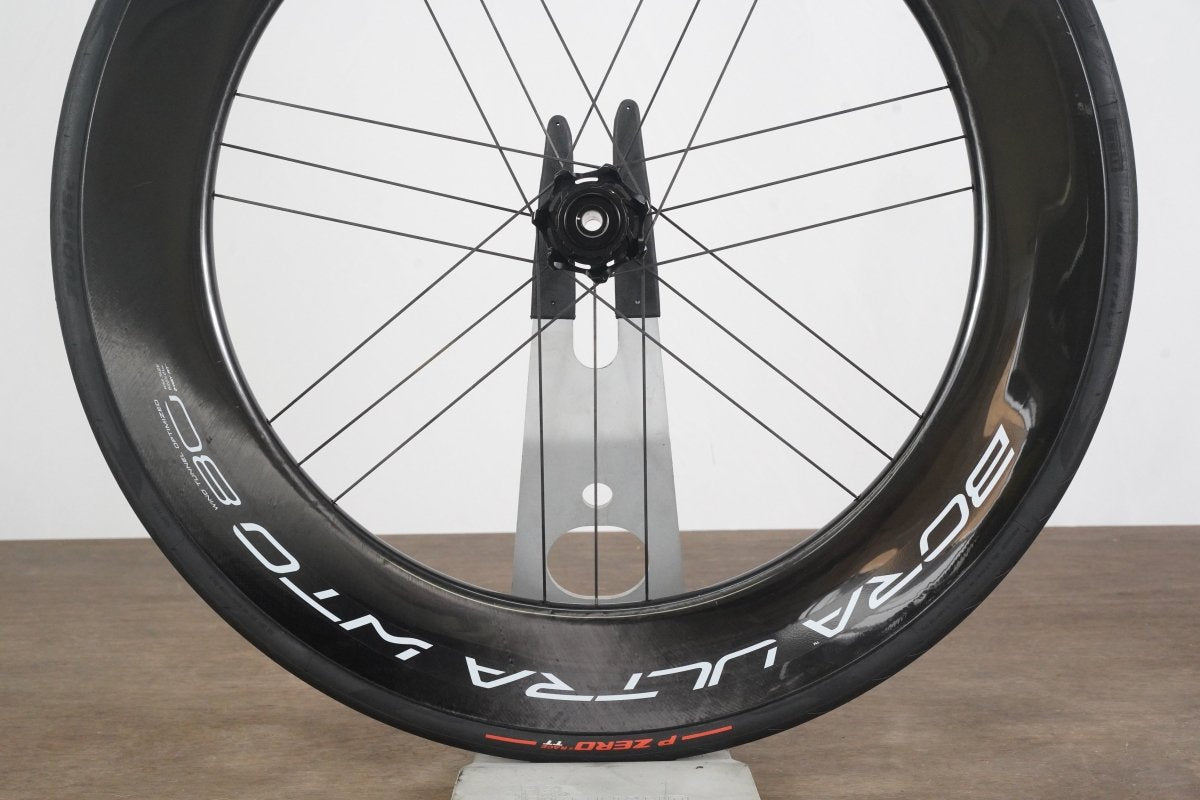 FRONT Campagnolo Bora Ultra WTO 80 Carbon Tubeless Clincher Disc Brake Wheel
