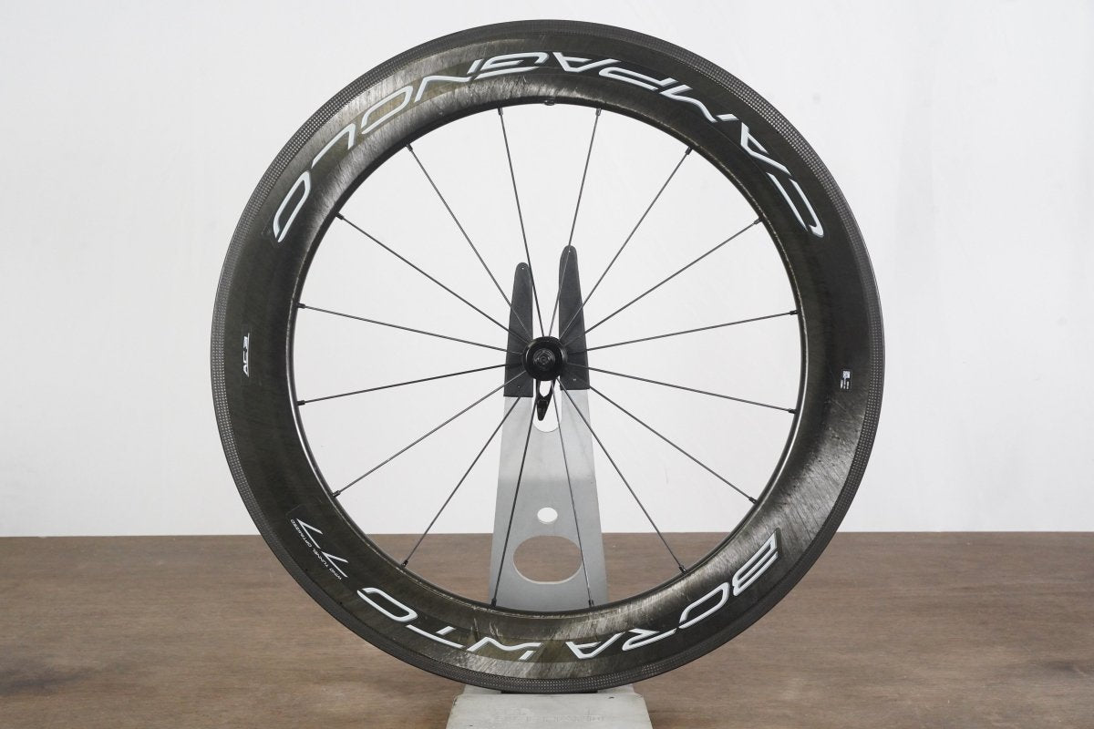 FRONT Campagnolo Bora WTO 77 Carbon Tubeless Clincher Rim Brake Wheel